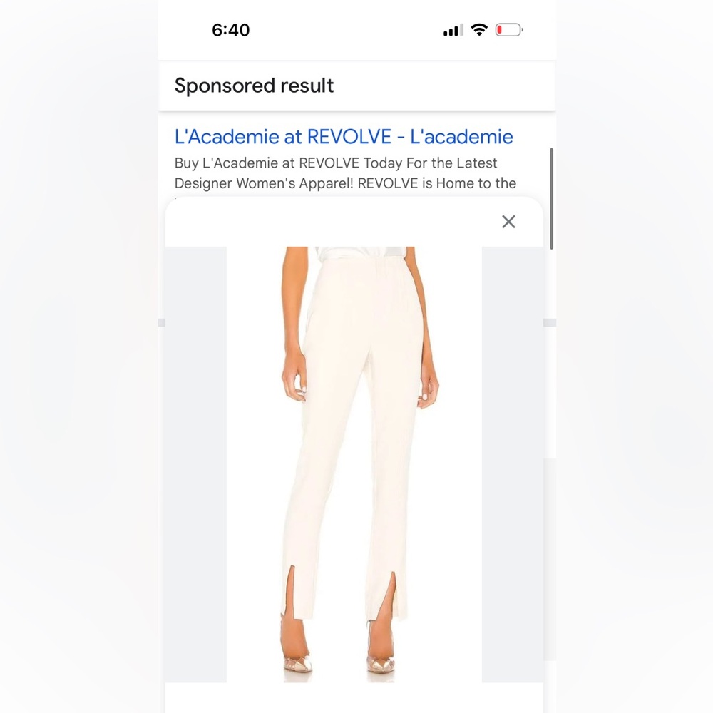 L’academie hanriette pants size small REVOLVE